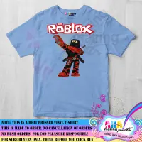 Kids Shirt Only Roblox Head For Gamer Kids Fashion Top Boys Little Boys And Girls Unisex Statement Casual Custom Children Wear Baby Cute Trending Viral Ootd High Quality Round Neck - shirt pastel light blue roblox