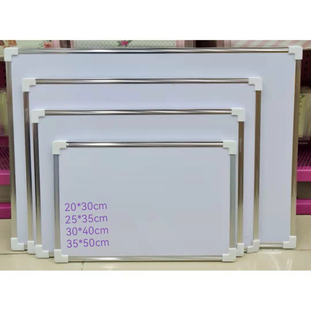 Aluminum White Board Planin Whiteboard school supplies / 4size Lazada PH