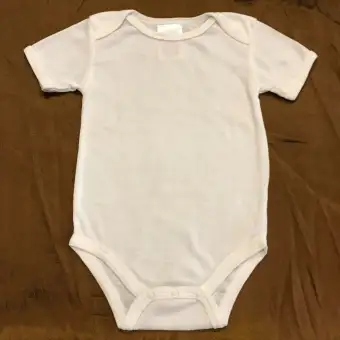 plain white newborn onesie