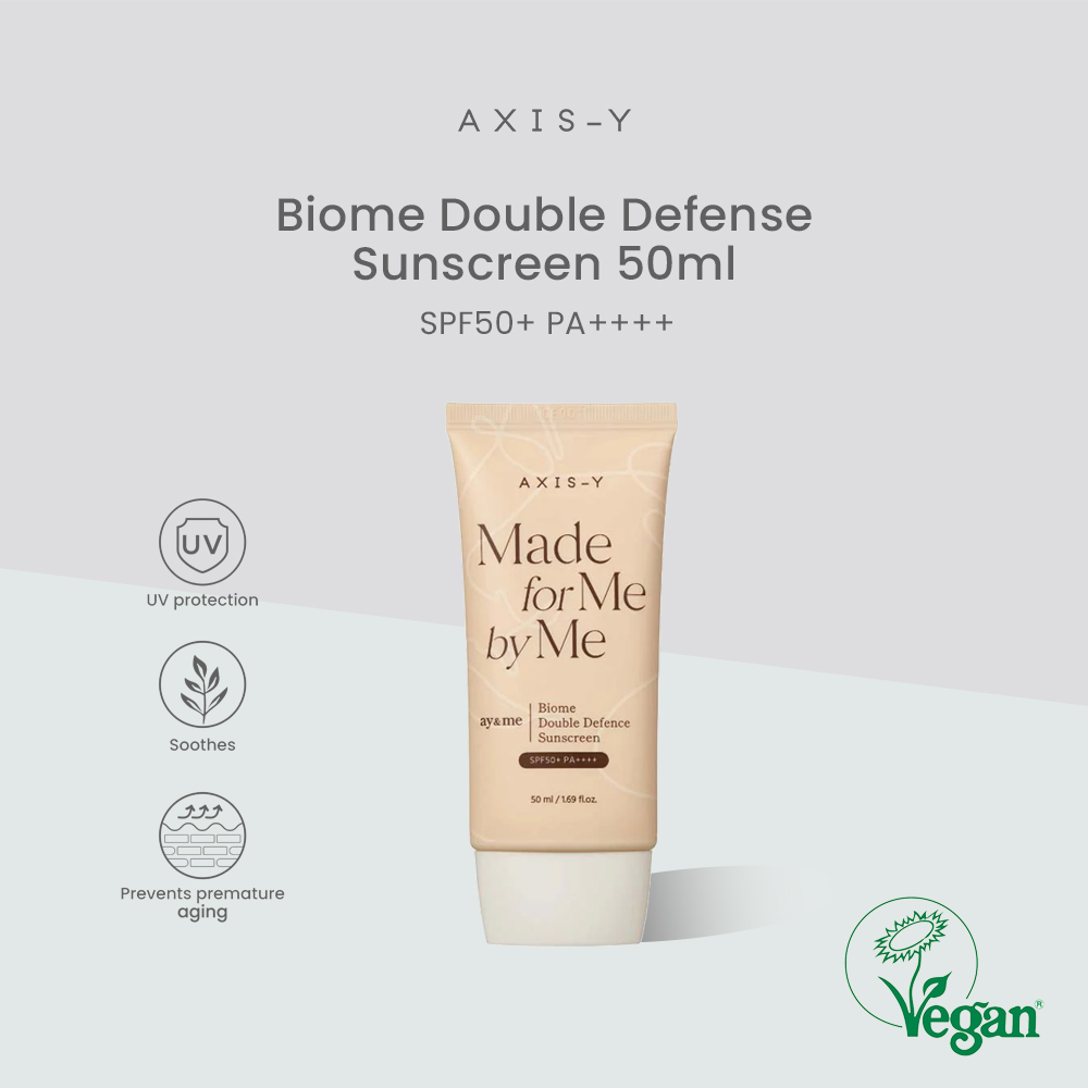 AXISY Biome Double Defence Sunscreen SPF50+ PA++++ 50ml Lazada PH