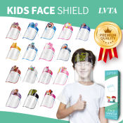 Lvta Face Shield Mask Cartoon Anti Splash Transparent Full Clear Face Shields Motorcycle Eye Cover Shield for Kids