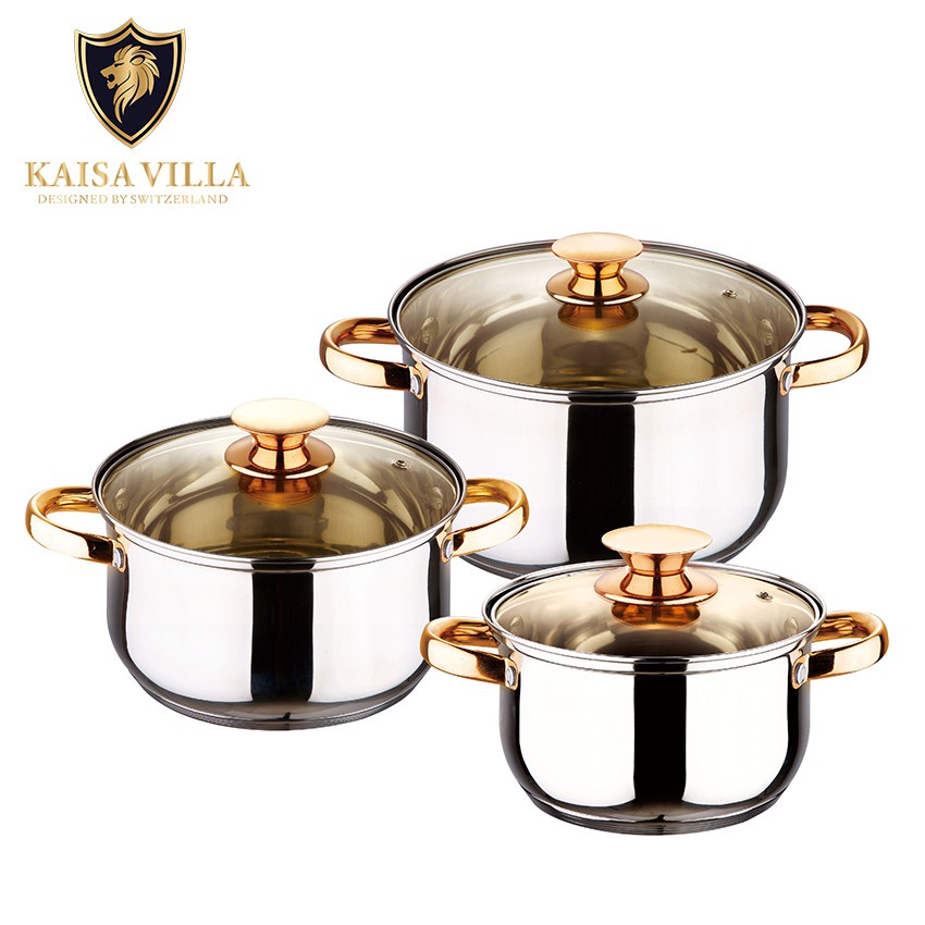 Kaisa Villa cookware set cooking set kitchenwares induction pan non