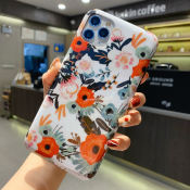 Realme C11 5 5i 6i C3 C1 Flowers Phone Case for Vivo Y12 Y15 Y17 Y11 Oppo A5S A7 A5 A9 A12 2020 Cherry Blossoms Fashion Phone Cases with Air Bag Stand Holder