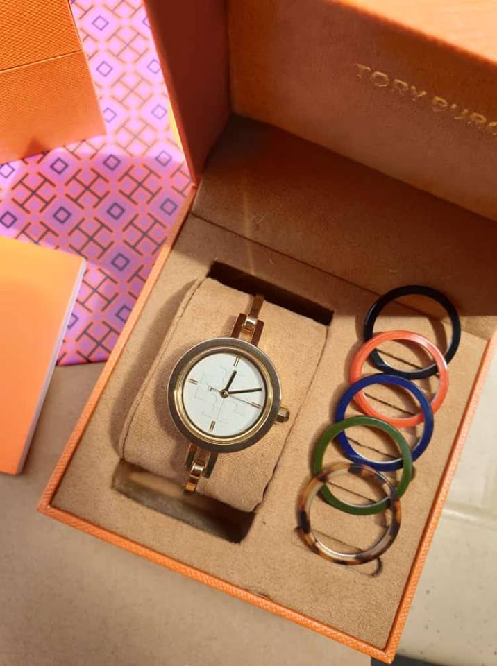 .y . Gigi Bangle Multi-color / Gold Tone Interchangeable Watch  TWB2100 with Voucher and Free Shipping | Lazada PH