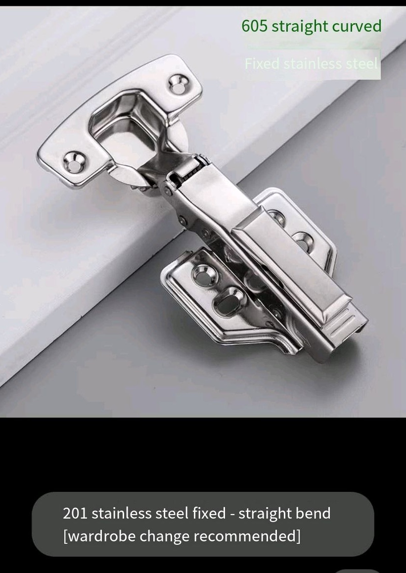 Stainless Steel Kitchen Cabinet Hinge Concealed Hydraulic Soft Close Hinge 2 Pcs Lazada Ph 9882