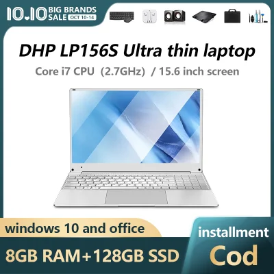 【COD+16 free gifts+Remote service】laptop sale lowest price / laptop DHP I 15.6in/1080P I 4th generation core processor I Core i7 I 8GB memory I 256GB SSD I Built in HD Camera + built-in digital keyboard I Light and easy to carry