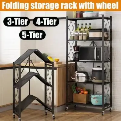 3 and 4 Layer Heavy Duty Foldable/Collapsable Rack / Multipurpose Shelve