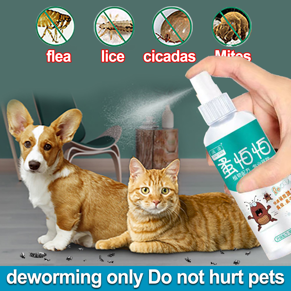 【Fast Effective 】 Fleas and Ticks Remover Ticks and Fleas Remover Spray
