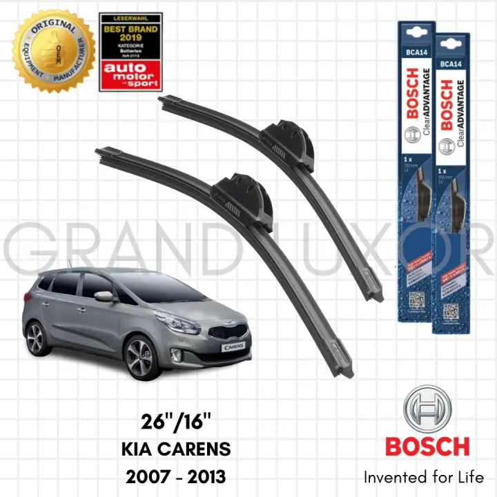 Bosch Clear Advantage Wiper Blade Set For Kia Carens 2007 2013 26