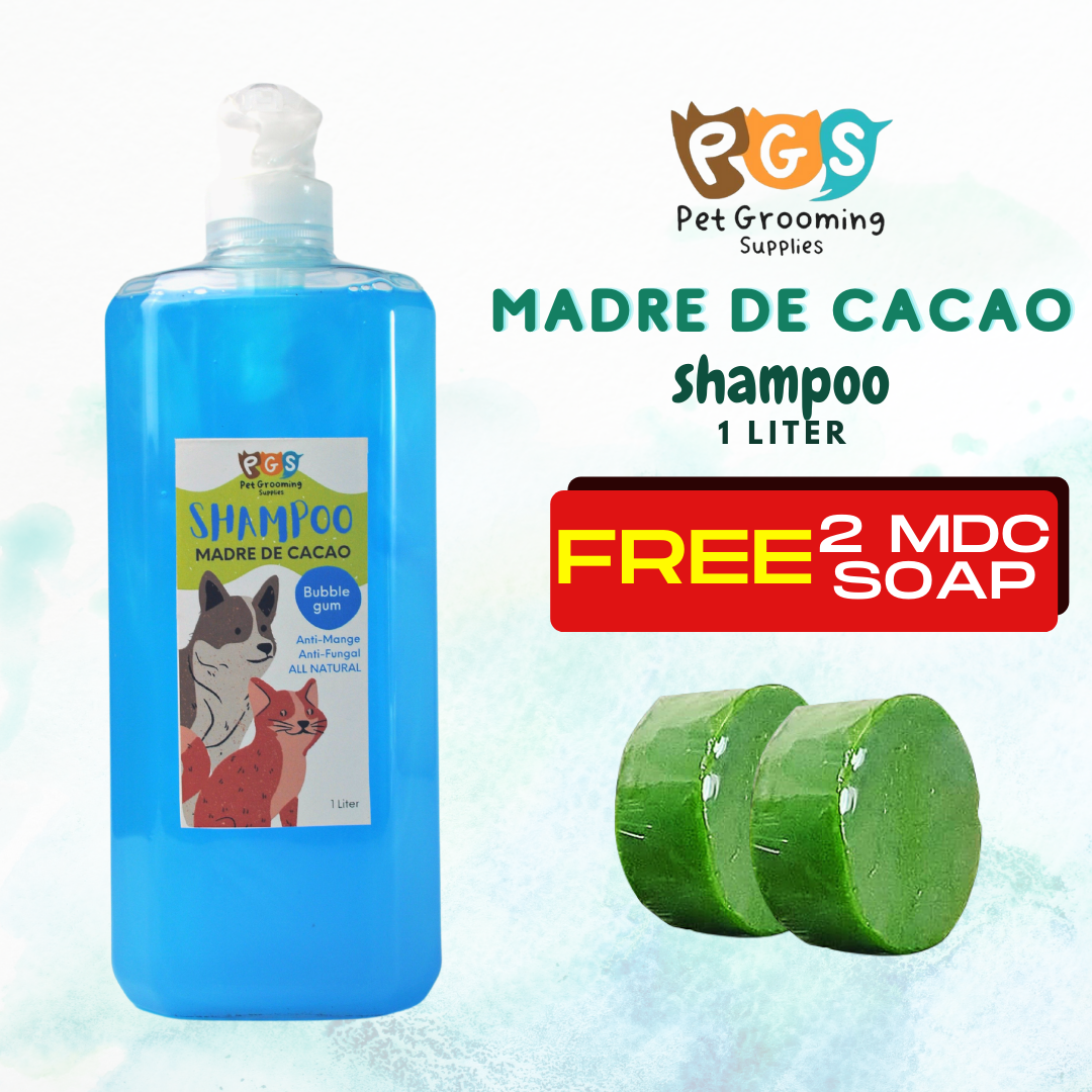 COD Pet Shampoo Madre De Cacao Bubble Gum Scent 1Liter Pet Shampoo For