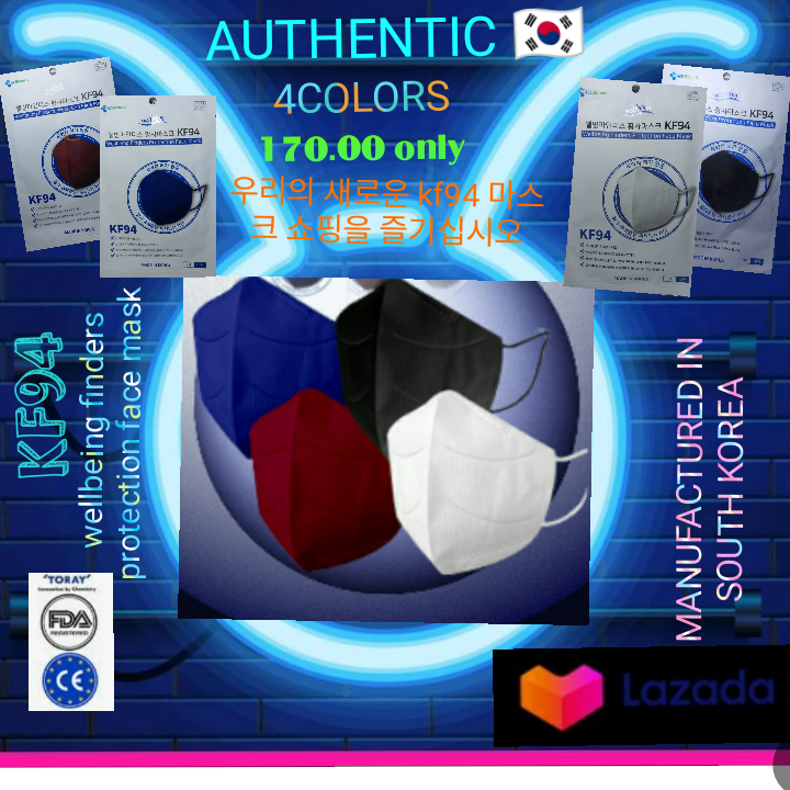 Face Mas KF94 4 Colors KF94 FACE MASK AUTHENTIC MASK ANYEONG