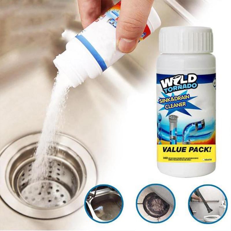 Authentic Buy1 Take1 Wild Tornado Powerful Sink Drain Cleaner High Efficiency Clog Remover Sink Drain Cleaner Wild Tornado Hose Toilet Bathroom Kitchen Powder Tool Powerful Sink Drain Cleaner Best