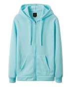 Unisex plain hoodie jacket M-XXL