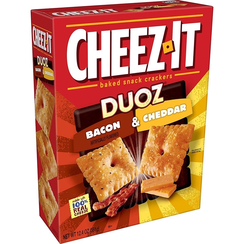 Cheez It Duos ( Flavors Cheddar and Parmesan Baked Snack Crakers