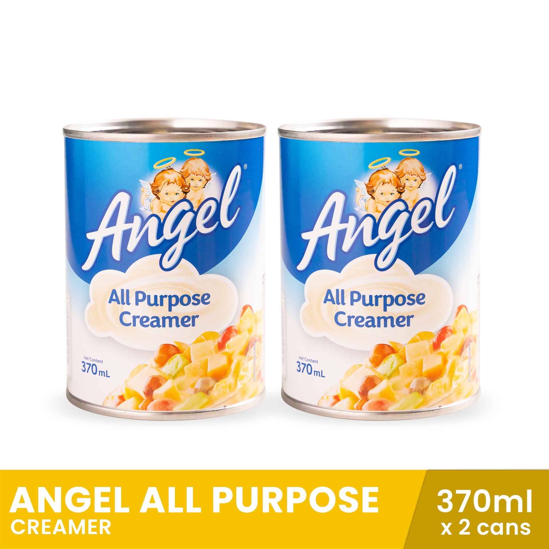ANGEL All Purpose Creamer 370ml x 2 cans, evap, milk, baking, sweetener
