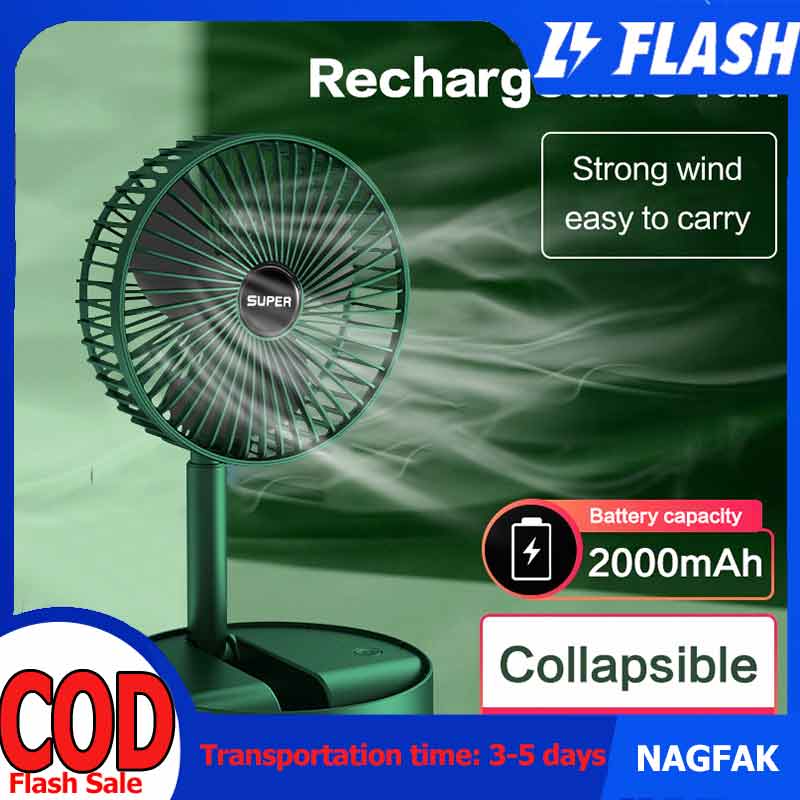Fan electric fan table fan small stand electric fan usb fan folding