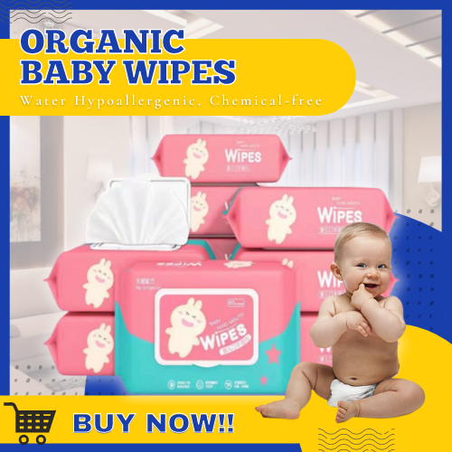 Organic Baby Wipes assorted 80 pcs per pack quality baby wipes, Baby