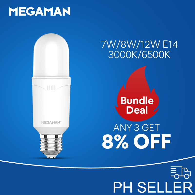 Megaman LED Stick Light Bulbs Ultra Bright Eye Care Energy Saving Home