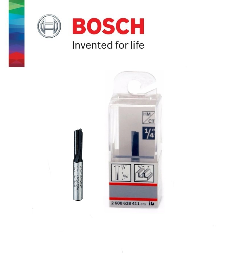 Bosch Router Bit Straight 2 Flute 1 4