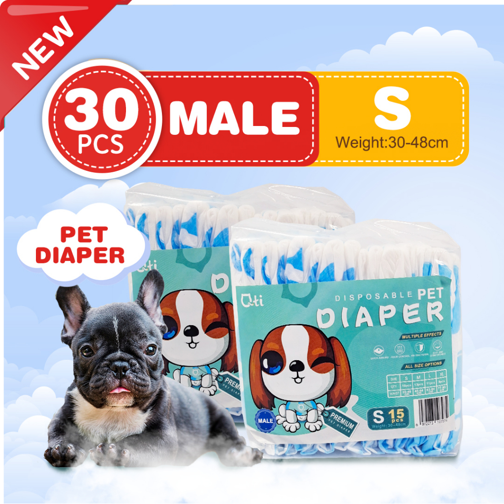 Dog 2025 diaper lazada