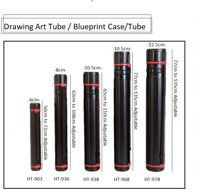  Drawing Tube Blueprint Case Telescoping Art Tube