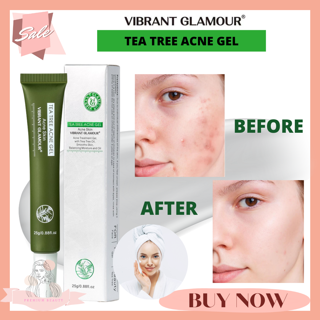 Original And Effectivevibrant Glamour Tea Tree Acne Gel Acne Skin 20g 