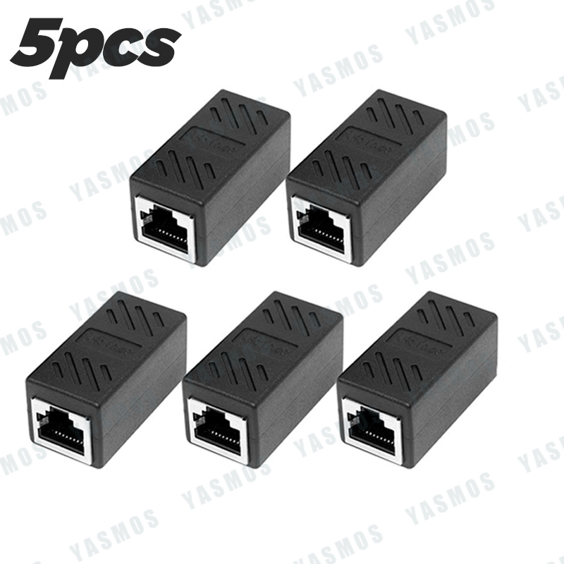 Rj45 Female Connector Ethernet Coupler In Line Coupler For Cat7 Cat6 Cat5e Cat5 Lan Network