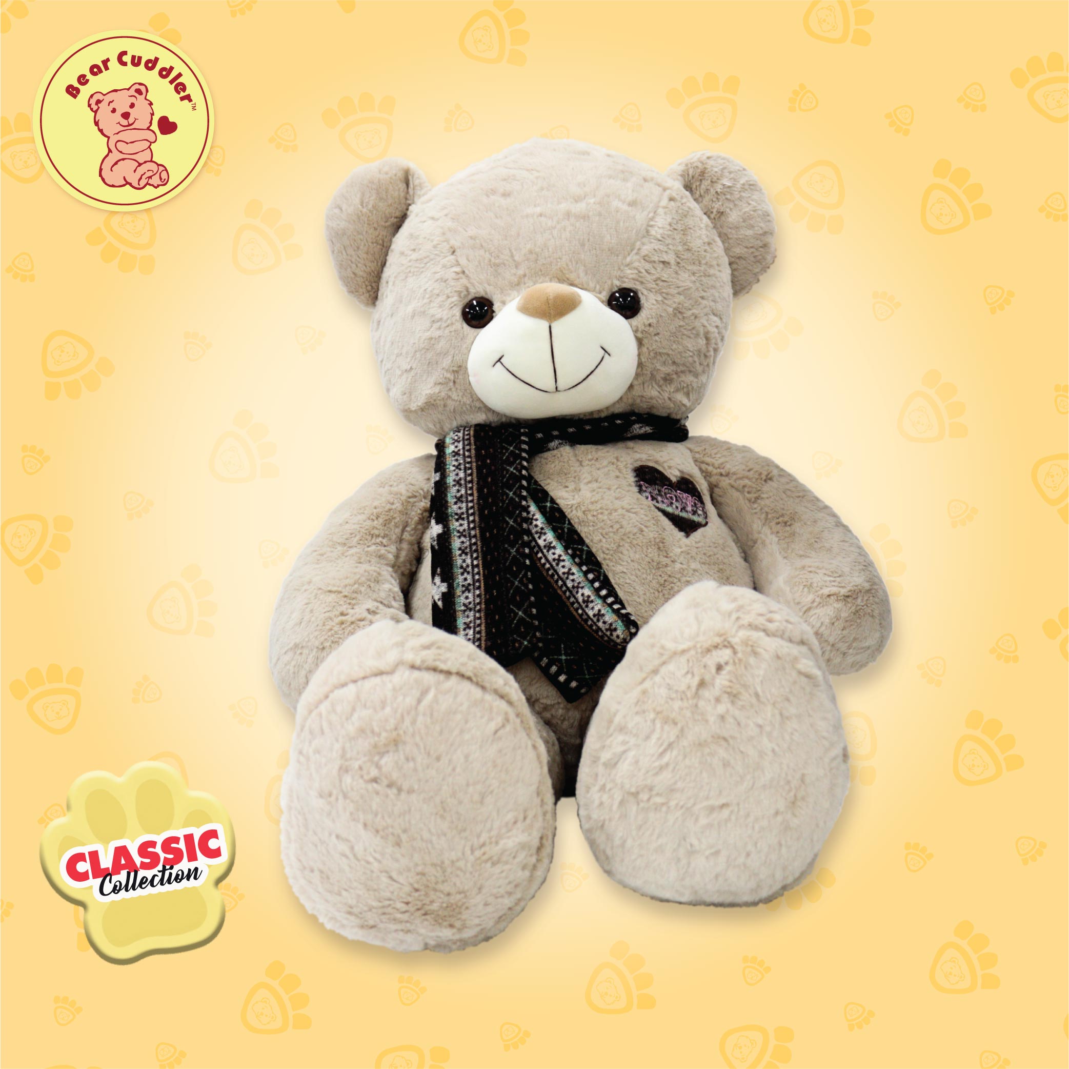 Bear Cuddler Bear Cud with Scarf GCR Lazada PH