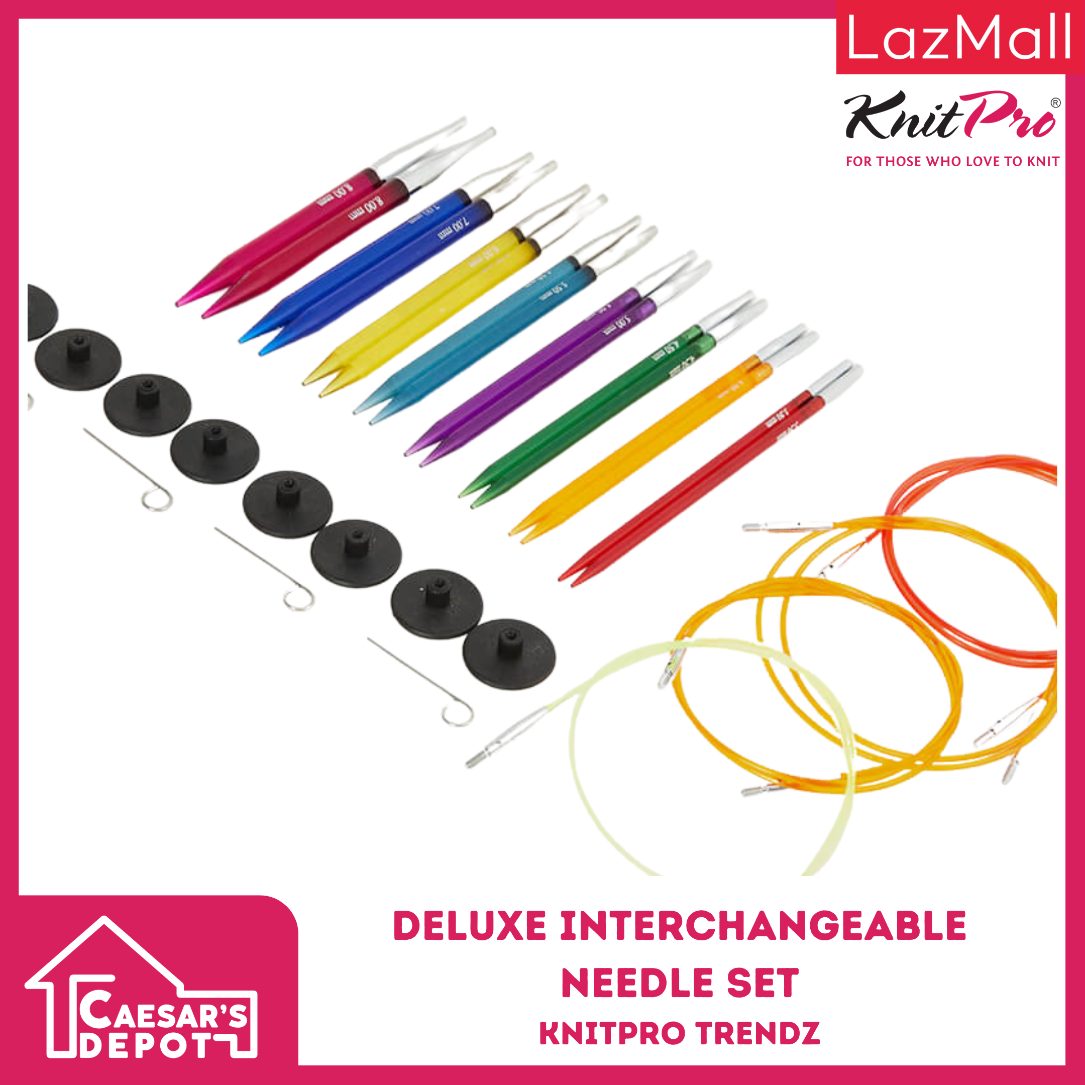 KnitPro Trendz DELUXE Interchangeable Needle Set (50618) Lazada PH