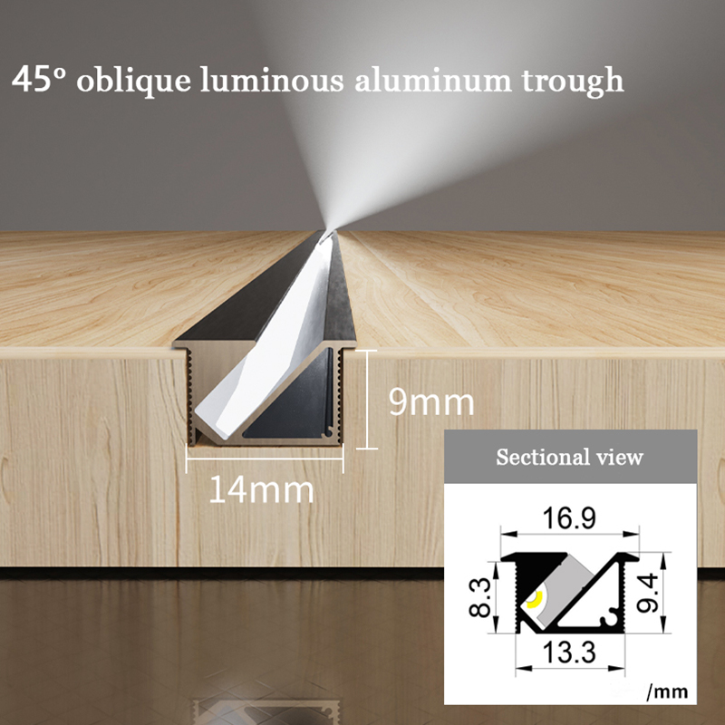 Under Led Shelf Lights 45 Degree Beam Lighting UltraThin