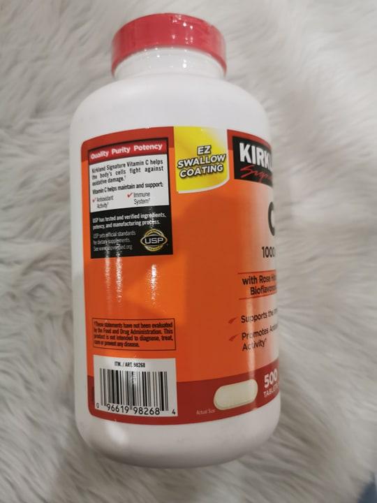 Kirkland Signature Vitamin C with Rosehips and Citrus Bioflavonoid