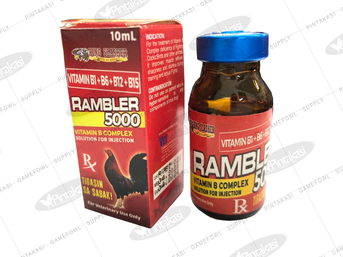 Kingslasher Rambler B1 B6 B12 B15 Complex 10ml for Gamefowl Rooster