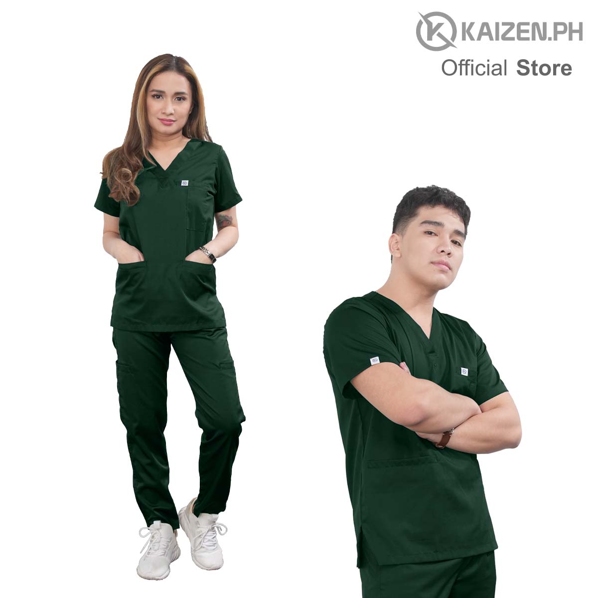 1st Gen Scrub Suits KSS03 PLAIN SERIES by KAIZEN.PH Lazada PH