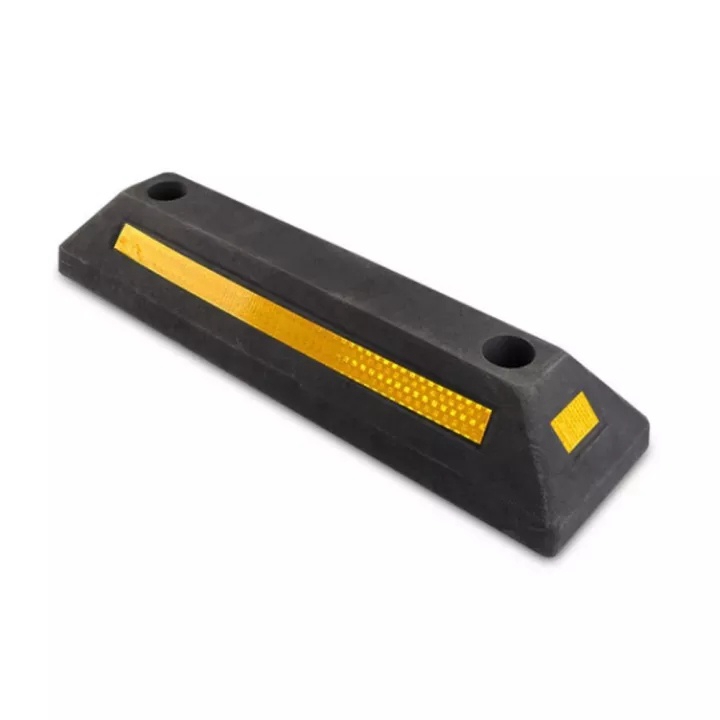 【Fast Delivery】 Rubber Parking Stopper for Garage Floor, Blocks Car
