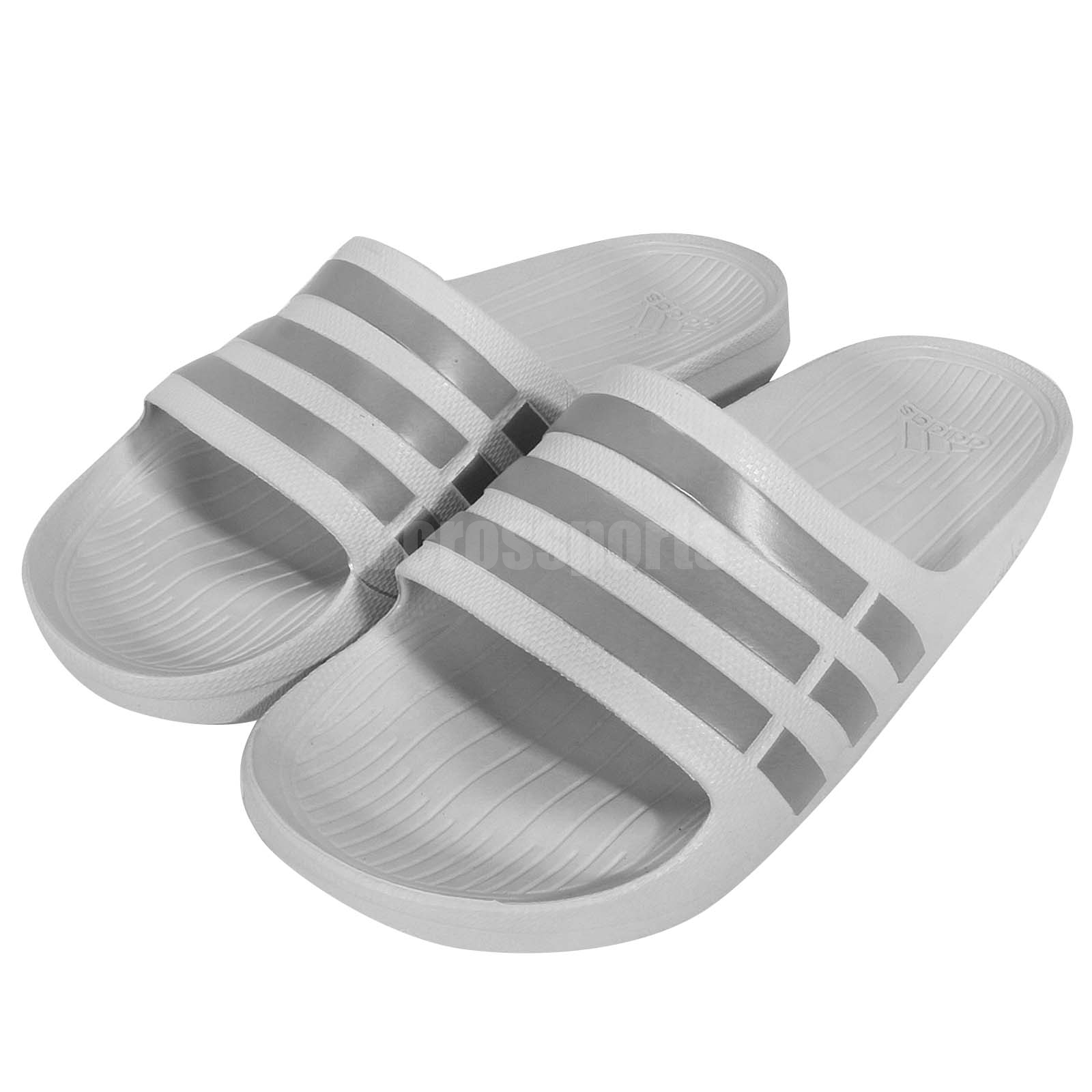 adidas slippers gray