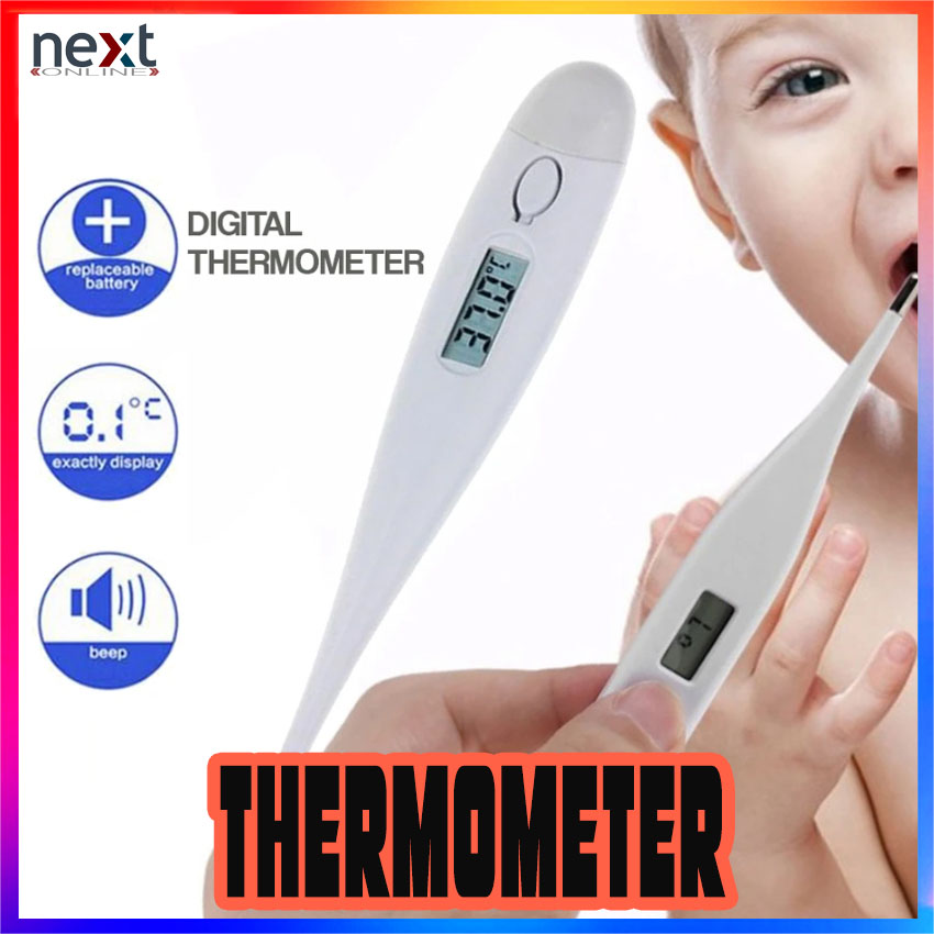 Digital Thermometer with Beeper LCD Display for Adults and Kids Lazada PH