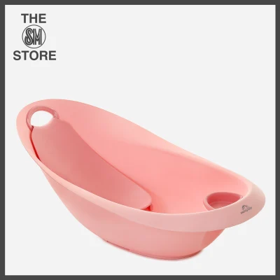 Mom & Baby Bath Tub with Cradle – Pink