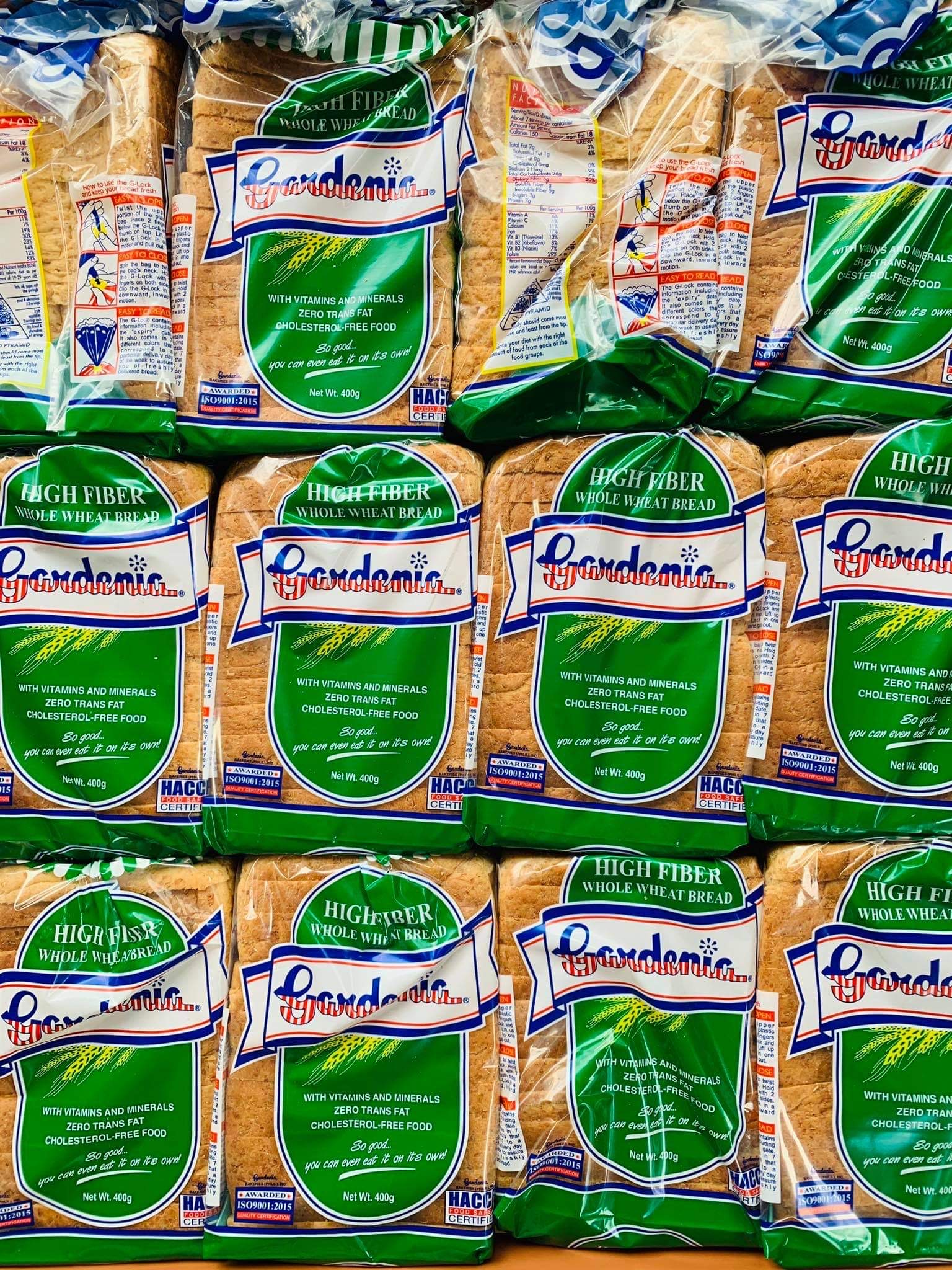 Gardenia High Fiber Wheat Bread 600 Grams 8 Pcs Loaves Lazada PH