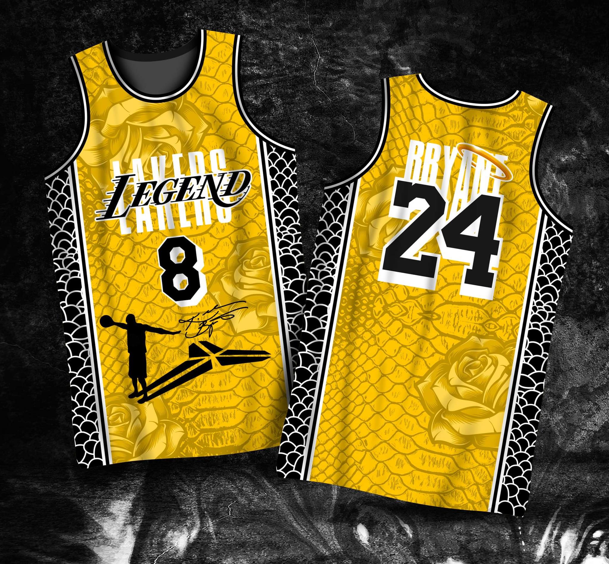 Los Angeles Lakers Kobe Bryant #24 The Finals 08 Basketball Majestic Jersey  SzL
