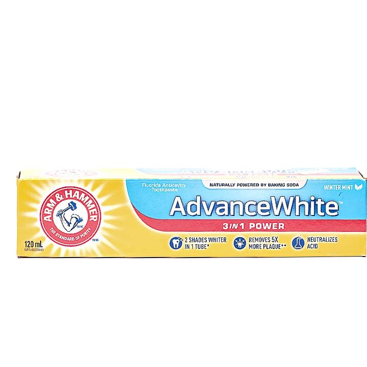 Arm & Hammer Toothpaste Advance White 3 in 1 Power 120ml Lazada PH