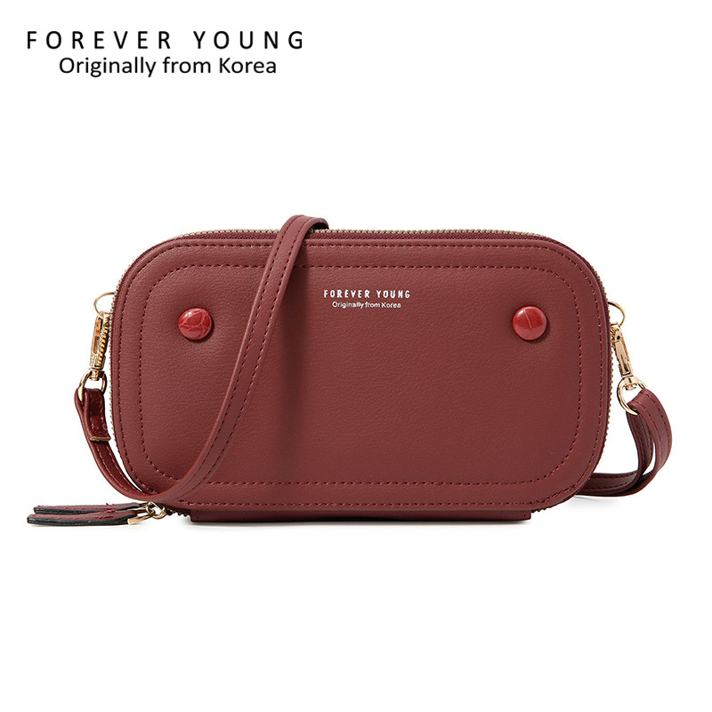 Forever Young Women Mini Crossbody Bag Mobile Phone Shoulder Crossbody