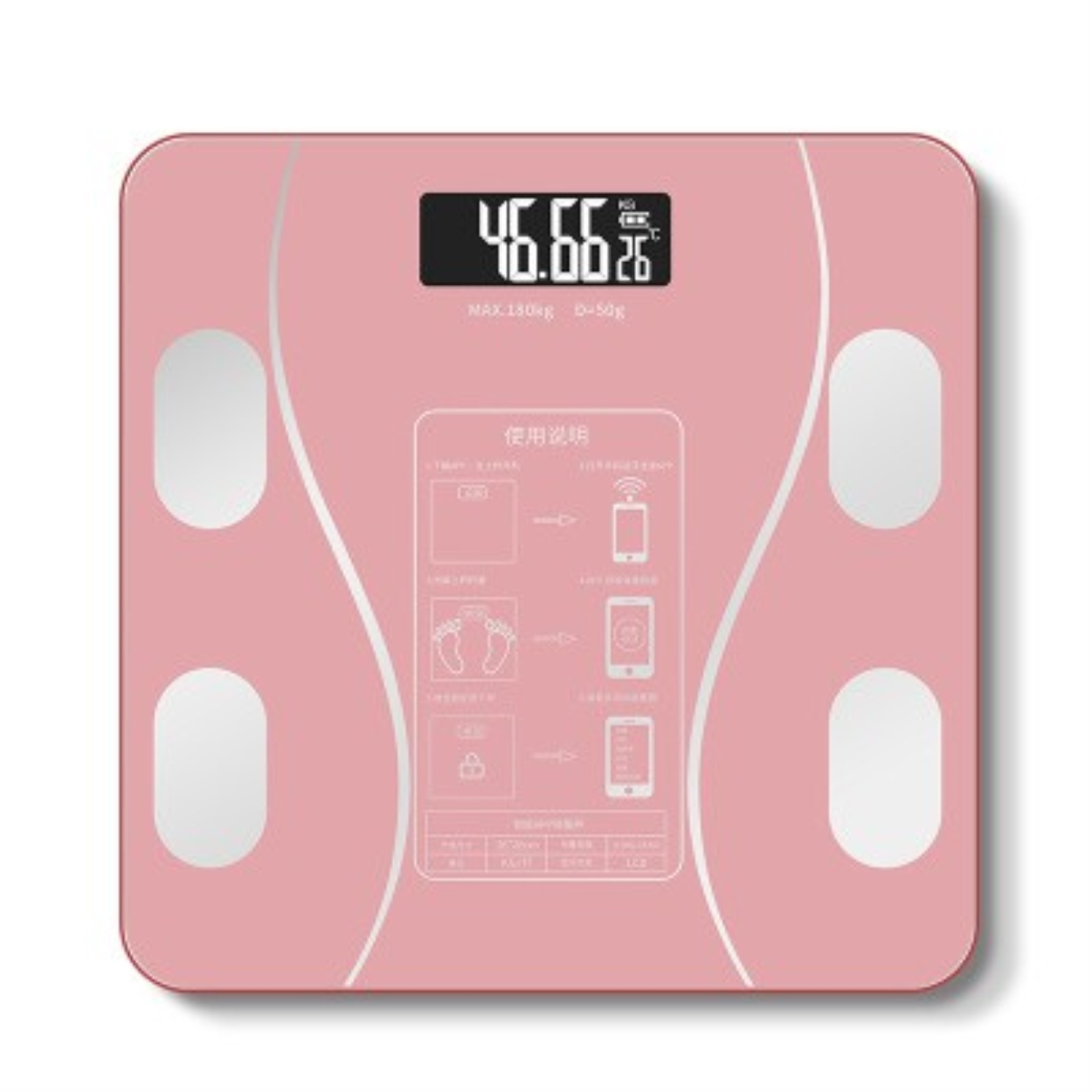 XAC Smart Digital Scale 12in1 Bluetooth Body Fat Weight Scale