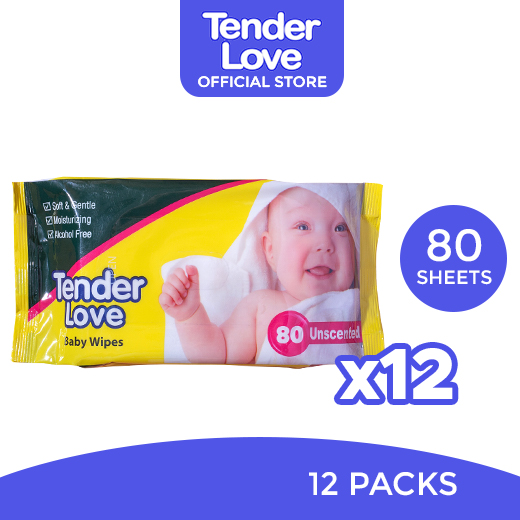 Tender Love Baby Love 80s Tender Love Baby Wipes Scented 80S