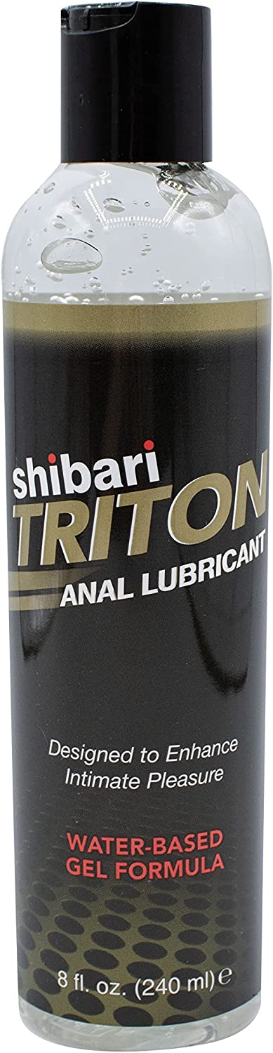 Shibari Premium Water-Based Anal Gel Personal Lubricant for Women and Men (Triton  Anal, 8 Fl Oz)Shibari Premium Water-Based Anal Gel Personal Lubricant for  Women and Men (Triton Anal, 8 Fl Oz) |