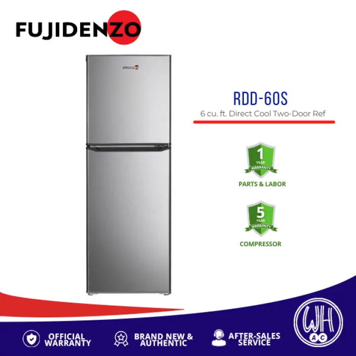 Fujidenzo 6 Cu Ft Two Door Direct Cool Refrigerator Rdd 60s Lazada Ph