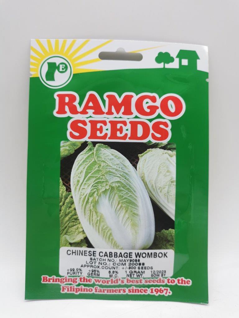 RAMGO CHINESE CABBAGE WOMBOK SEEDS ( ORIGINAL GARDEN PACK ) Lazada PH