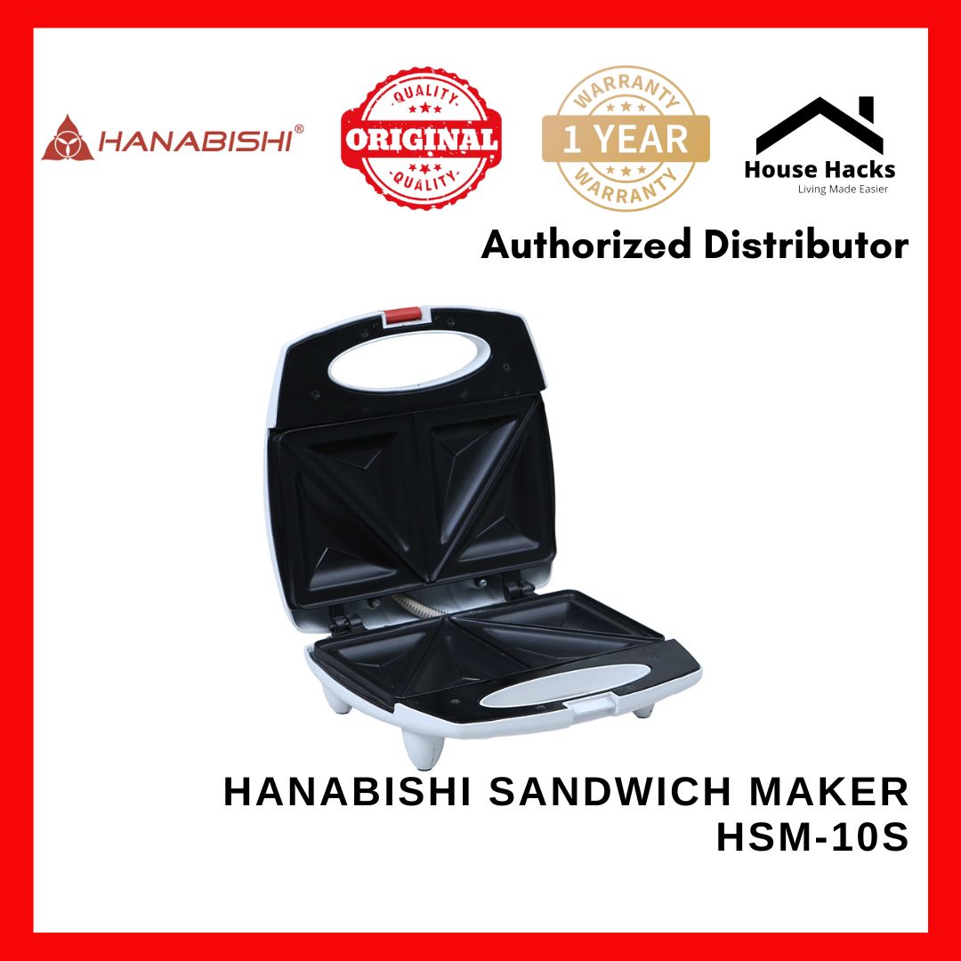 Hanabishi Sandwich Maker HSM10S (House Hacks) Lazada PH