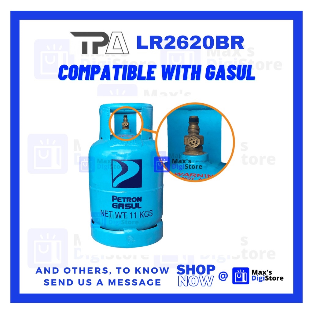 LR2620BR LP Gas Regulator Autocontroller TPA for Snap On Petron Gasul
