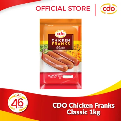 CDO Chicken Franks Regular 1kg – CDO Foodsphere
