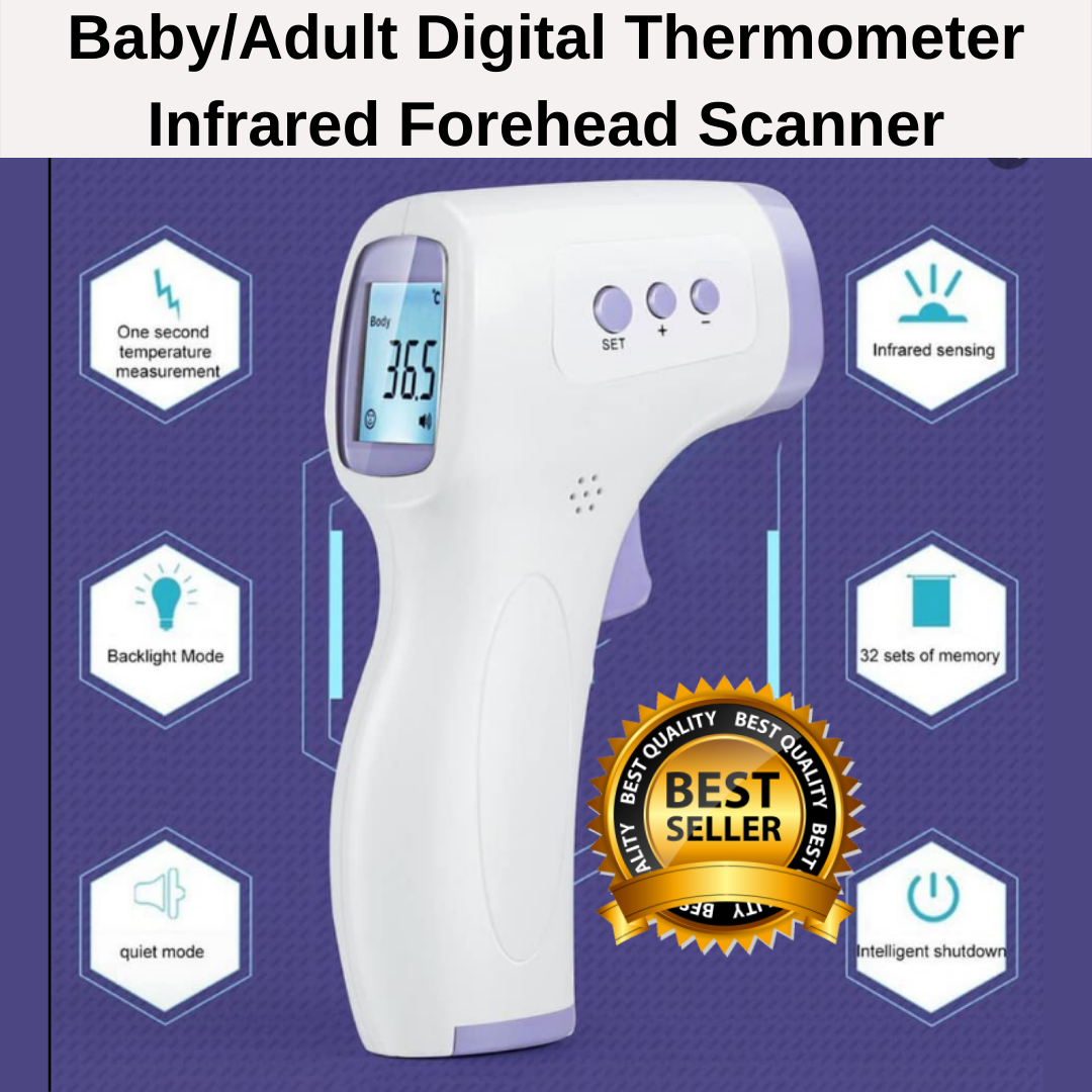 Multifuction Baby/Adult Digital Thermometer Infrared Forehead /Body